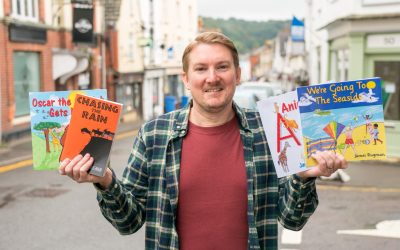 Putting pen to paper: author James Rugman