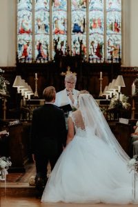 Wedding couple, St Marys Aug 2022.