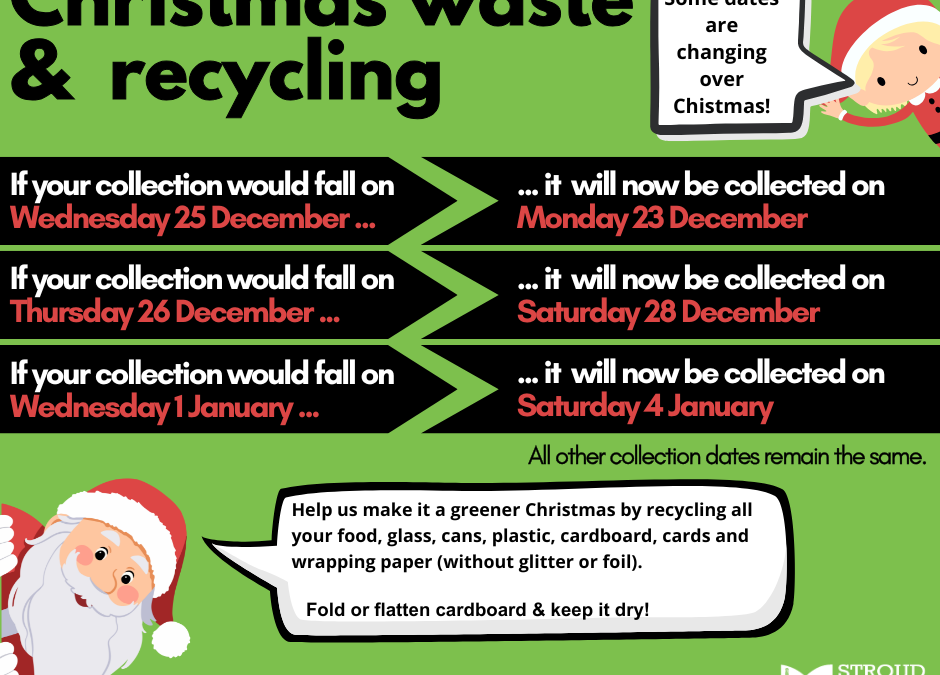 Check your festive waste and recycling dates