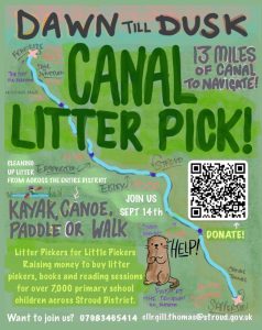 Canal litter pick poster
