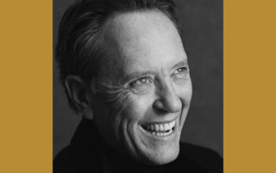 Frances Segelman Creates Live Portrait of Richard E. Grant